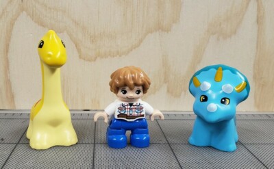LEGO DUPLO Jurassic World Gentle Giants Petting Zoo Figures Only Toy ...