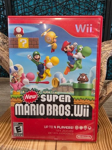 New Super Mario Bros. Wii (Nintendo Wii, 2009) CIB RATED E | Complete | Tested
