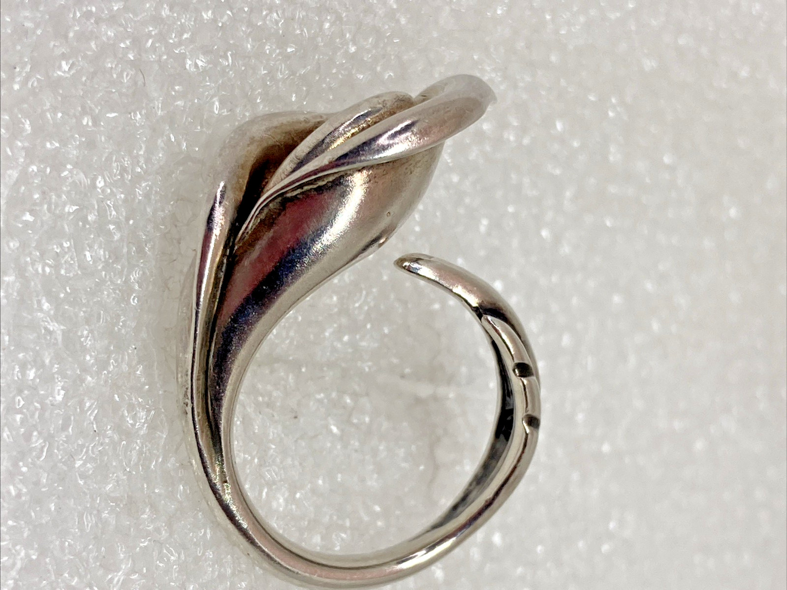 Artesian Made Sterling Silver 925 Calla Lilly Rin… - image 3