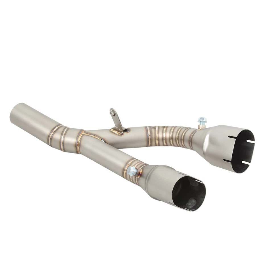 Tubulação média de escape modificada para motocicleta BMW S1000RR 2019-2025 S1000R 2021-2025 - Imagem 3 de 4