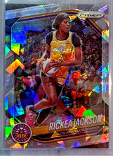 Rickea Jackson 2025 Panini Prizm WNBA Cracked Ice Prizm Card-#118 LA Sparks