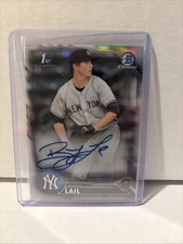 2016 Bowman - Chrome Autograph  Brady Lail #CPA-BL Refractor /499 (AU, RC)