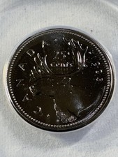 1993 Canada 25 Cents Proof Like Graded MS 68 by ANACS