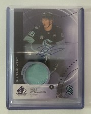VILLE OTTAVAINEN 2025-26 Upper Deck SP Game Used Purple AUTO PATCH  /49
