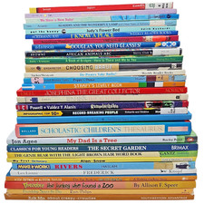 Children Picture Book Lot of 30 Hardcover Elementary Larger Size