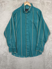 Vintage Panhandle Slim Shirt Mens 16 34 Striped Western Pearl Snap 90s