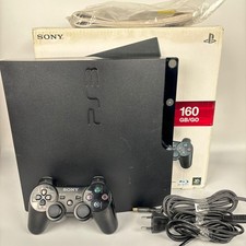 Console Sony PS3 Slim 160GB Boxata CECH-2504A Scatola Originale - Testata Ottima