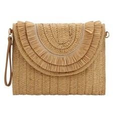 Gets Straw Clutch Purse for Women, Woven Beach Bag Summer Corssbody Purse Sma...