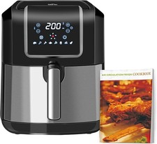 HOMCOM 6.5L Air Fryer, 1700W Air Fryer Oven with Digital Display, Rapid Air Circ