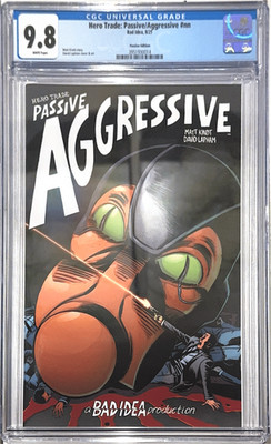 Hero Trade Passive/Aggressive 1A - Passive [Bad Idea 2021] CGC 9.8