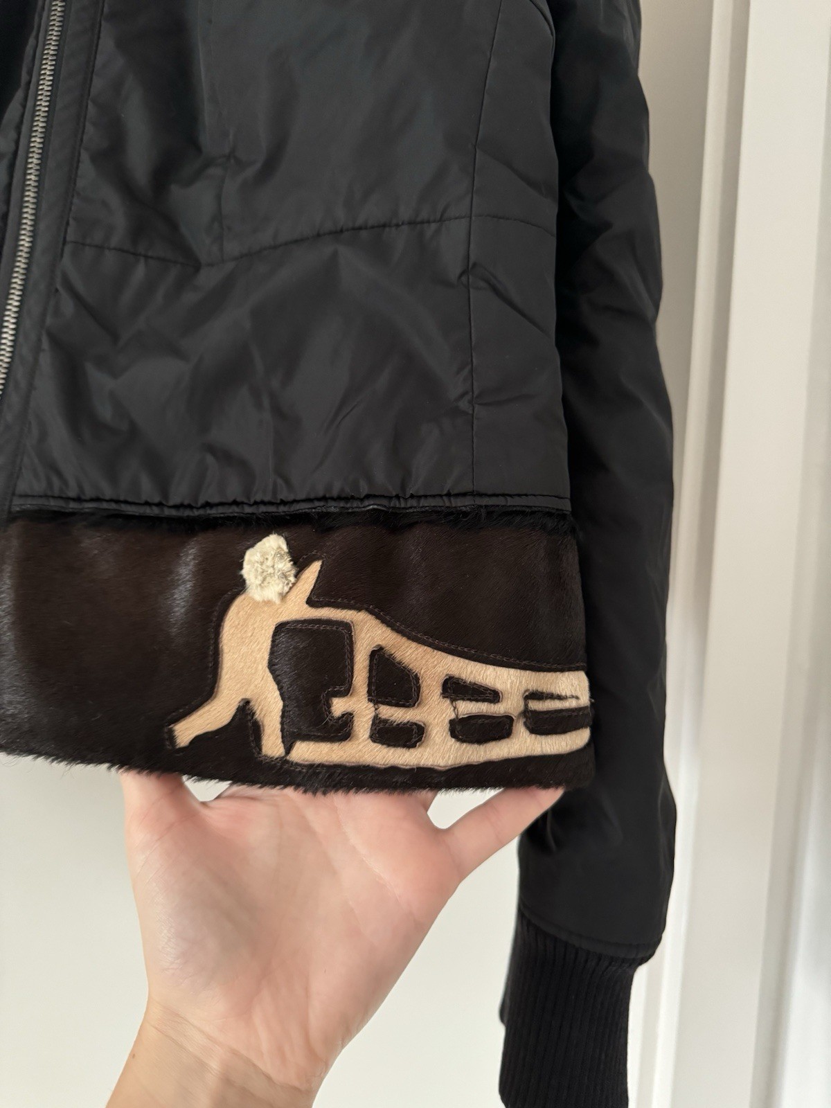 Authentic Prada Jacket Womens Jacket Down Nylon B… - image 9