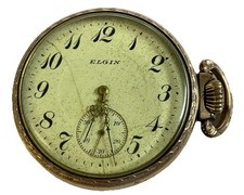 Elgin 17 Jewel Size 16 Model 6 Class 7 Pocket Watch Working KM301