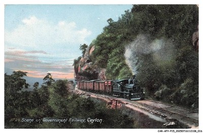 AUTO - AFYP15-0765 - SRI-LANKA - Szene auf Regierungsbahn - CEYLON - Zug