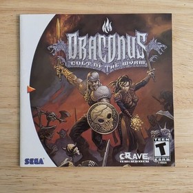 Draconus: Cult of the Wyrm Dreamcast Sega Manual & Case Only