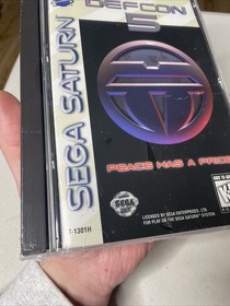 Sega Saturn Defcon 5 Video Game - 1995 Sealed New With Tears On The Wrapping