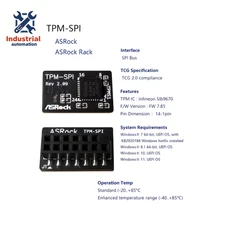 1PZ NUOVO Asrock TPM-SPI Modulo TPM (14 Pin 14-1) TPM 2.0 Piattaforma affidabile