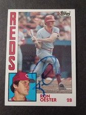 Ron Oester Signed 1984 Topps - Reds - Autographed - B