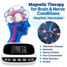 Magnetic Therapy rTMS Device for Alzheimer Memory Loss Cognitive Decline Stroke