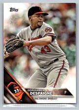 Odrisamer Despaigne 2016 Topps Baltimore Orioles #356