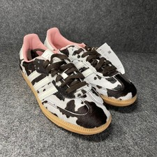 ADIDAS Samba OG Cow Print Sneaker Women's Size US 6 Brown/White JR1256
