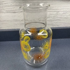 Vintage Glass Lemonade Pitcher Mid Century Modern MCM Great Condition Pyrex 3520