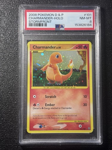Charmander graded PSA 8 for sale on eBay