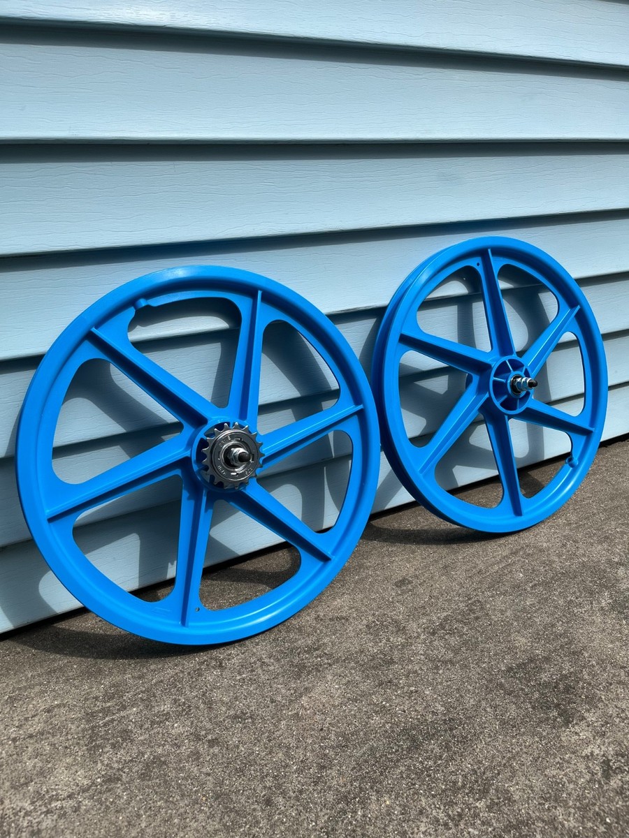Skyway Old School 20 inch Tuff Wheels Mags Rims Bmx New 6 Spoke