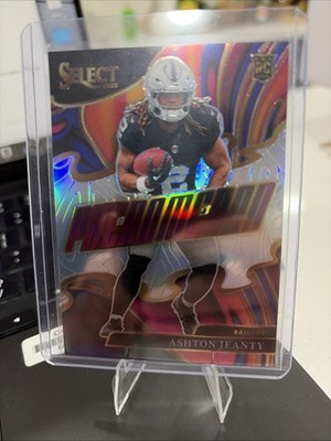 2025 Panini Select Ashton Jeanty #16 Phenomenon Silver Prizm RC Raiders