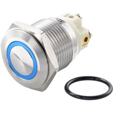 TRU COMPONENTS TC-7494696 TC-GQ16F-10E/L/B/12V/S 48V/DC Vandal Button