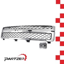 Black Chrome Front Grille Assembly 20966058 For 2011-2014 Silverado 2500 3500 Hd Black Chrome Front Grille Assembly 20966058 For 2011-2014 Silverado 2500 3500 Hd
