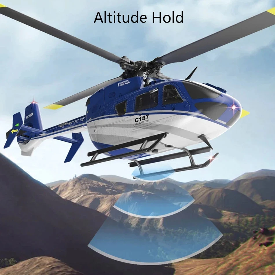 Scaled RC Helicopter Gyroscope Altitude Hold 2.4G Remote Control Aircraft Model - Image 4 of 4
