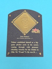 2002 Fleer Fall Classic HOF Plaque /1990 #22 HF Jim Palmer BASEBALL Card 7H