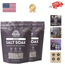 Sleep Salt Bath Soak - Epsom Salt with Lavender, Citrus, and Sandalwood, Hand...
