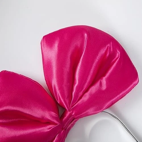Bubbmi Women Satin Large Bow Headband Oversized Huge Bow Hair Hoop, Birthday  - Image 4 of 4