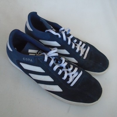 Adidas Copa Super Turnschuhe blau Wildleder mit weiß Herren UK 8,5 kostenlos UK P + P BESCHREIBUNG LESEN