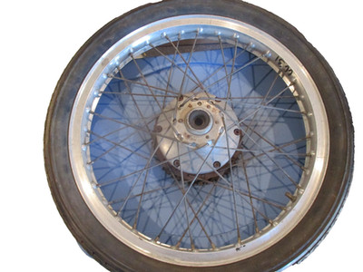 Vintage Akront 1.60x18 18x1.60 1.60'' x 18'' 36H Wheel Rim w/ 15mm Axle Hub