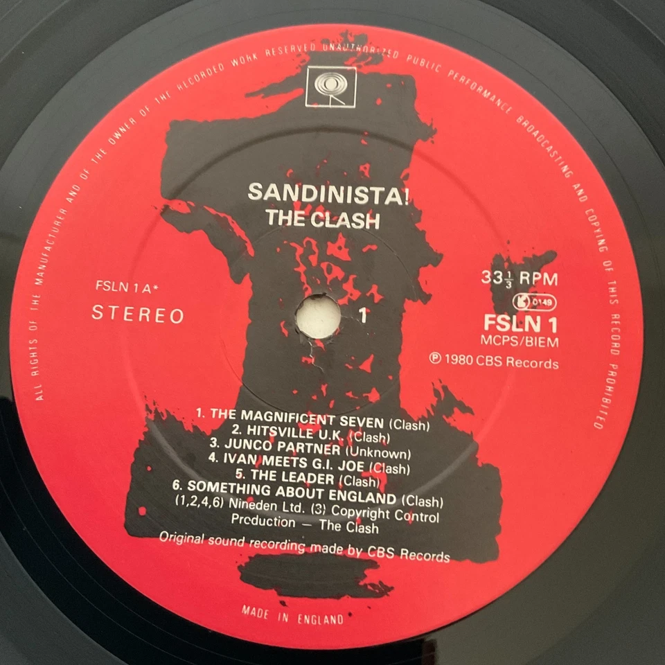 The Clash - Sandinista! - 1980 UK 1st Press 3xLP NM/EX CBS FSLN1 + Booklet - Image 4 of 4