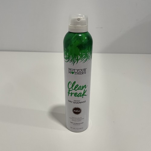 Not Your Mothers Clean Freak MEDIUM Tinted Dry Shampoo Light to Dark Brown 7 oz