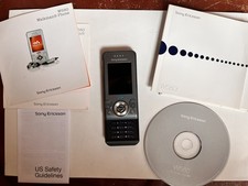 Sony Ericsson W580 W580i - Stealth Black white grey Unlocked  GSM Mobile Phone