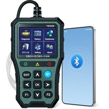 OBD2 Scanner Bluetooth Diagnostic Tool - iOS/Android Compatible - Real-Time