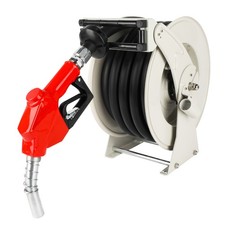 Auto Refueling Gun Fuel Hose Reel Retractable 1"  33' Diesel Hose Reels NEW