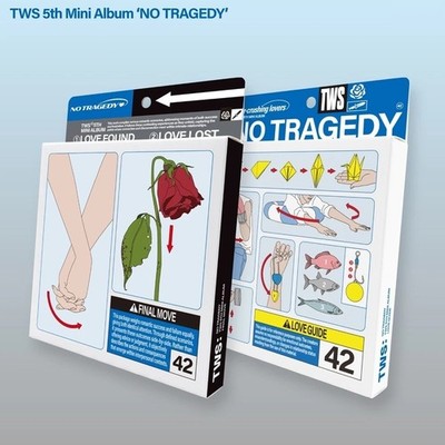 TWS [NO TRAGEDY] 5th Mini Album CD-R+Book+Lyrics+3 Photo Card+Sticker+etc+GIFT