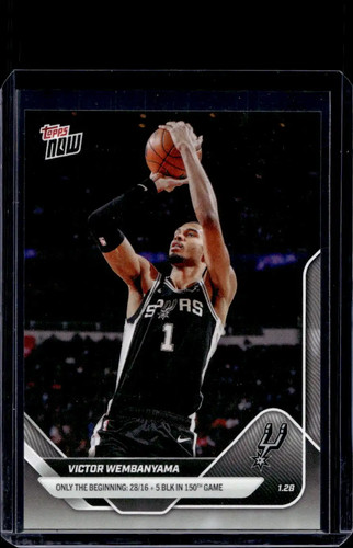 Victor Wembanyama - 2025-26 NBA Topps NOW® - Card 148 - PR: 3000