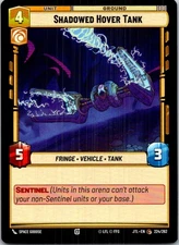 Shadowed Hover Tank 224/262 Common Jump to Lightspeed NM Star Wars Unlimited