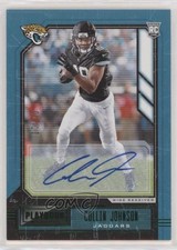 2020 Panini Playbook Rookies Green Signatures 1/10 Collin Johnson #164 Auto 1b8
