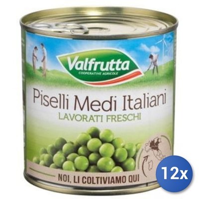 12x Multipack Erbsen Valfrutta Gr 410 Medium