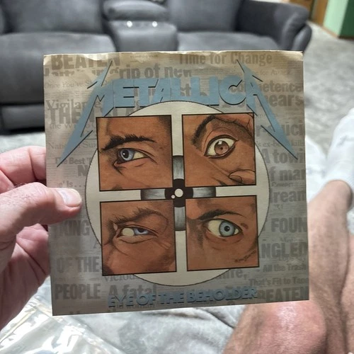 Rare - Metallica Eye of the Beholder/Breadfan 7" Single 45 RPM w/Sleeve!!