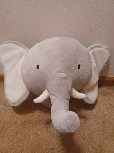 Elephant Plush Wall Hanging For Nursery Or Kids Room