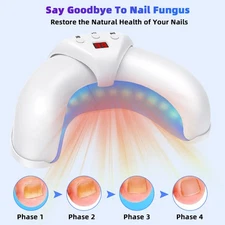 Nail Fungus Treatment LED Light Therapy Toenail Onychomycosis Treatments Device