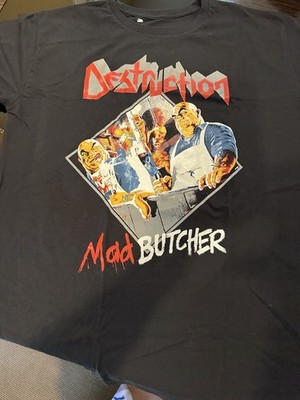 Destruction Mad Butcher T-Shirt (GG) XL Size South America Design New